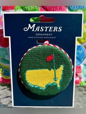 NEW Masters Needlepoint Ornament National Golf Club ANGC